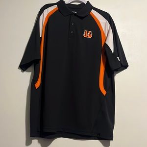 Black Bengals golf polo